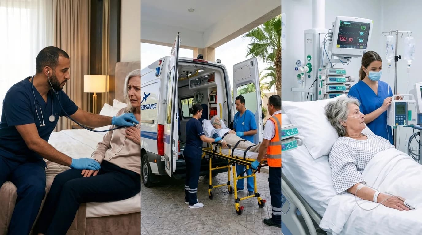 Assistance médicale internationale coordonnée par 911 Travel Assistance