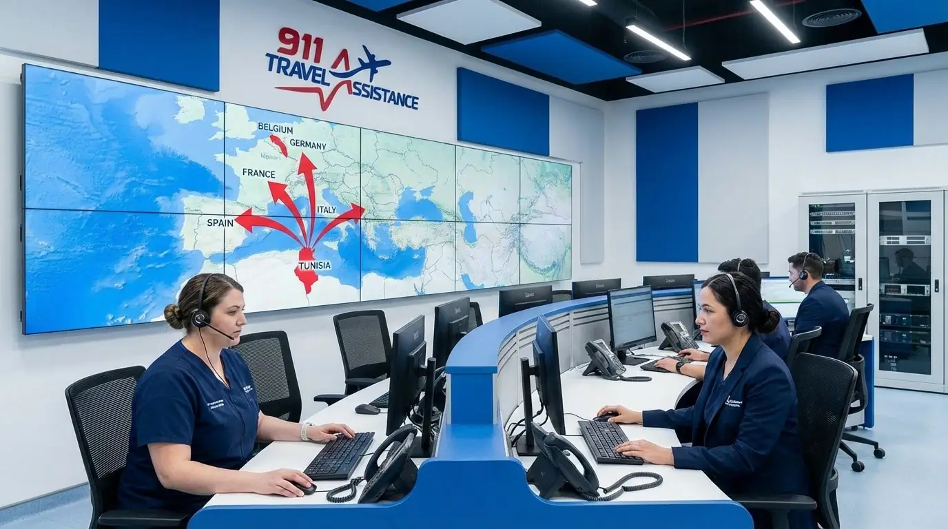 Rapatriement sanitaire depuis la Tunisie - Coordination médicale internationale 24/7