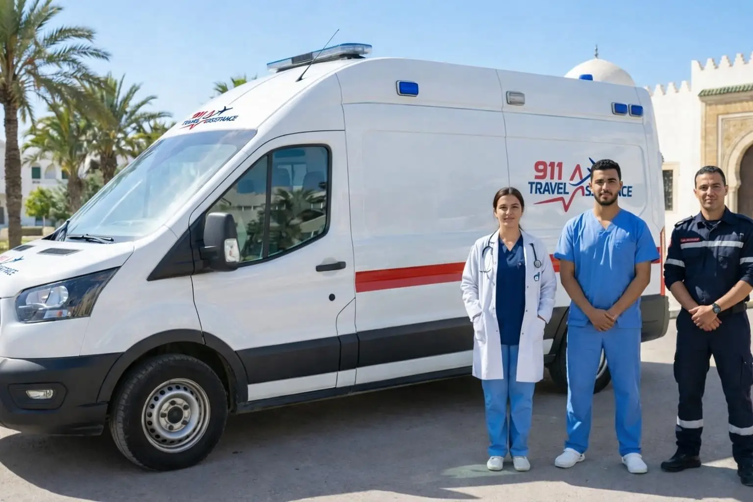 Rapatriement sanitaire avec médecin 911 Travel Assistance