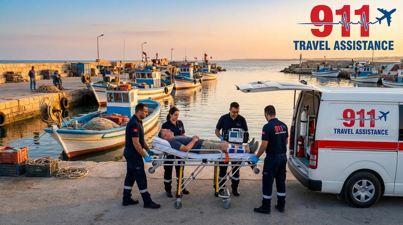 911 Travel Assistance medical team in Tabarka